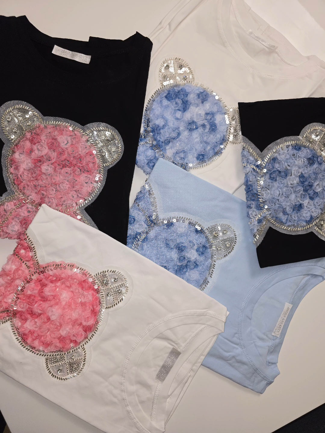 Maglia orsetto ricamato