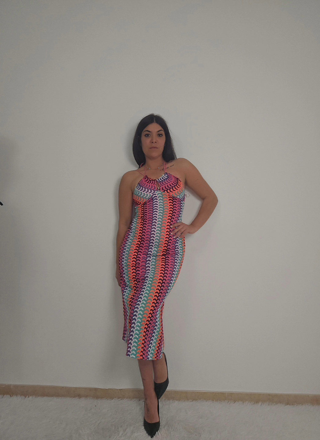 Vestito multicolor