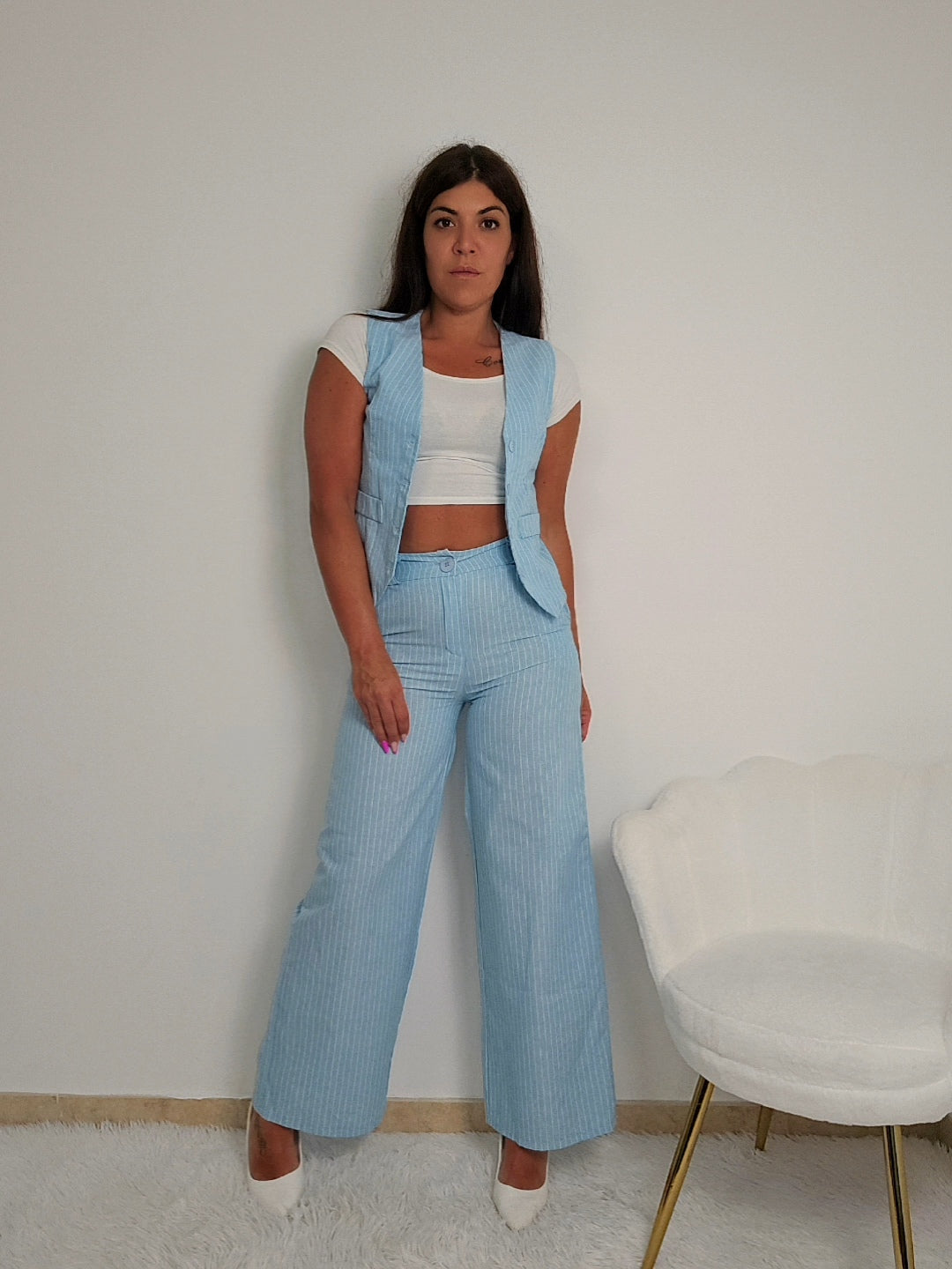 coordinato azzurro cielo