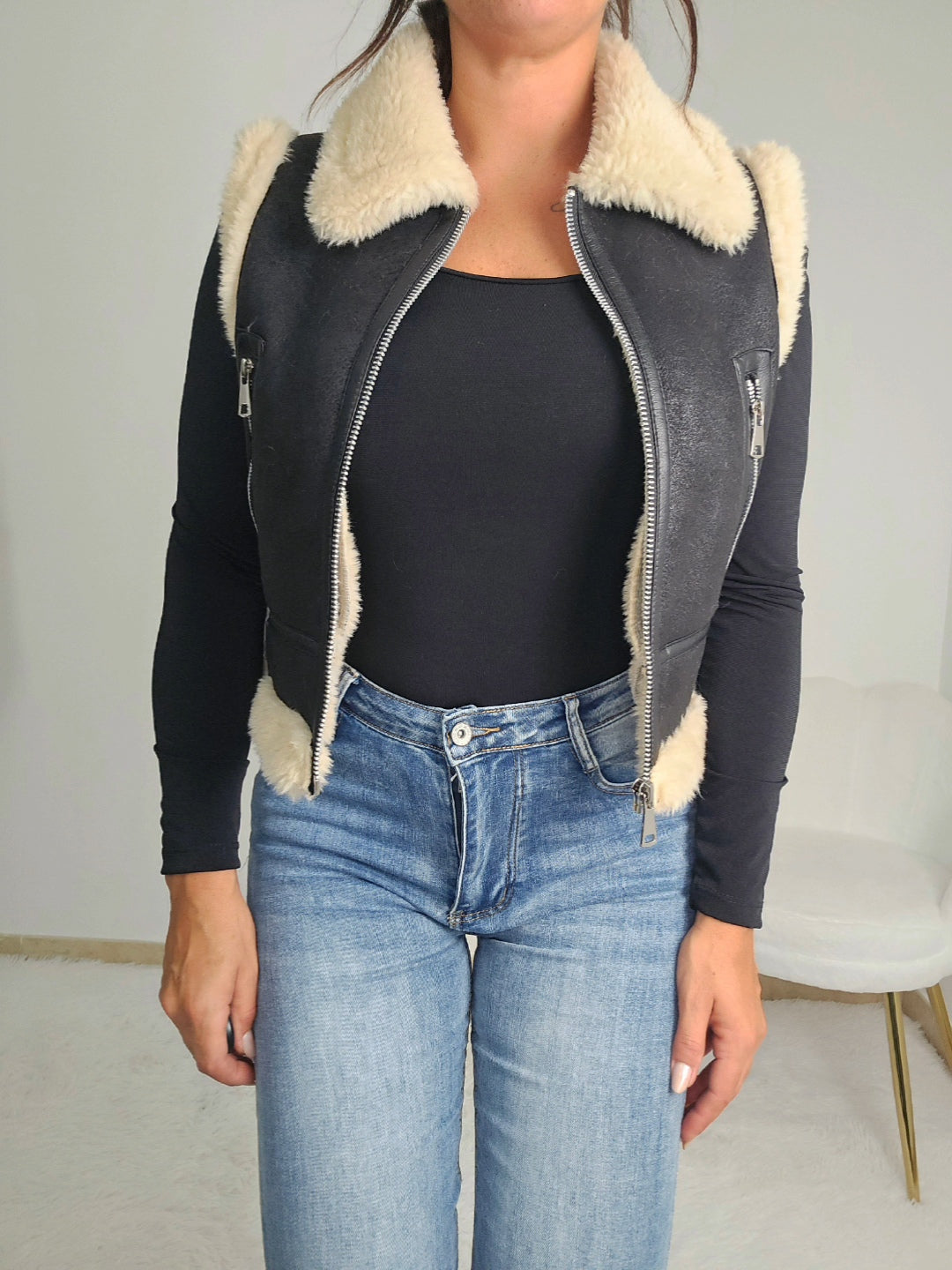 Gilet teddy