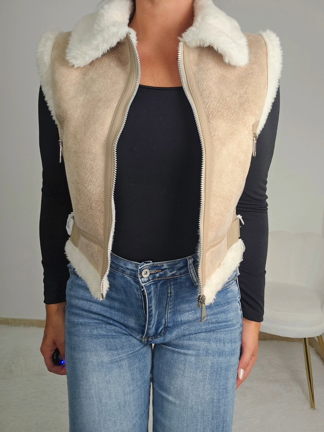 Gilet teddy