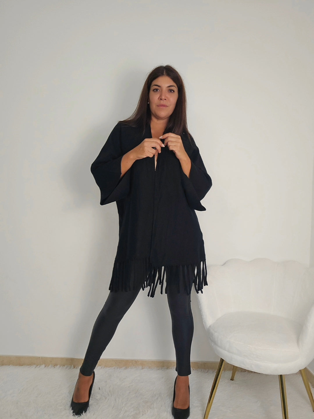 leggins in pelle