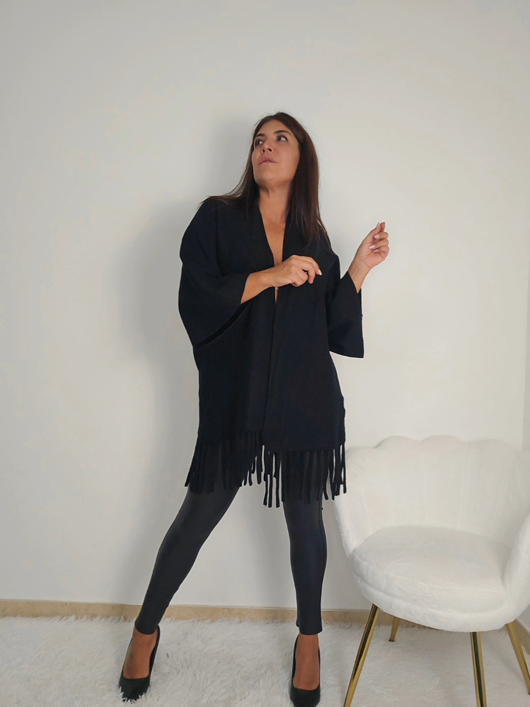 leggins in pelle