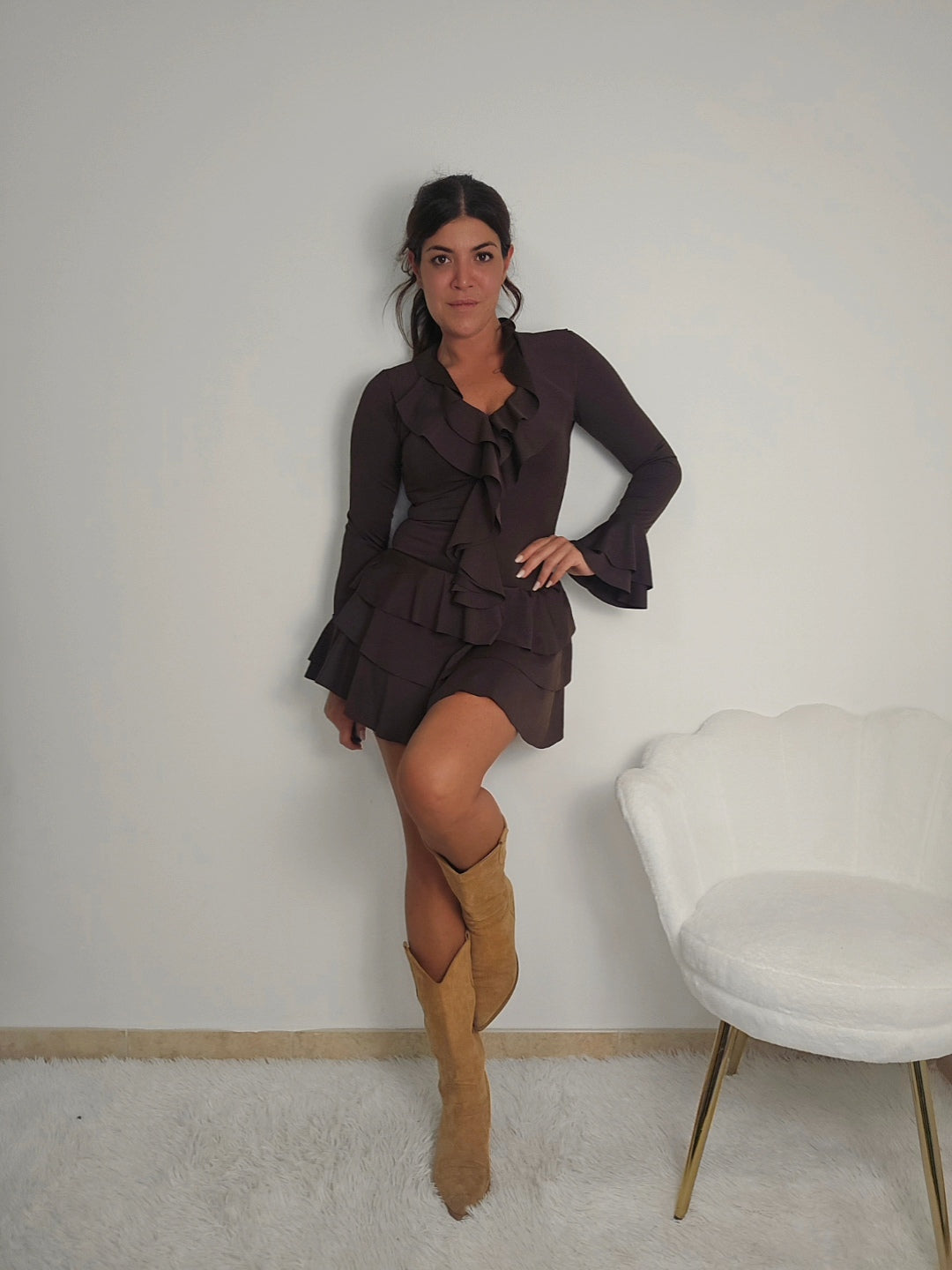 Vestitino balze Charme