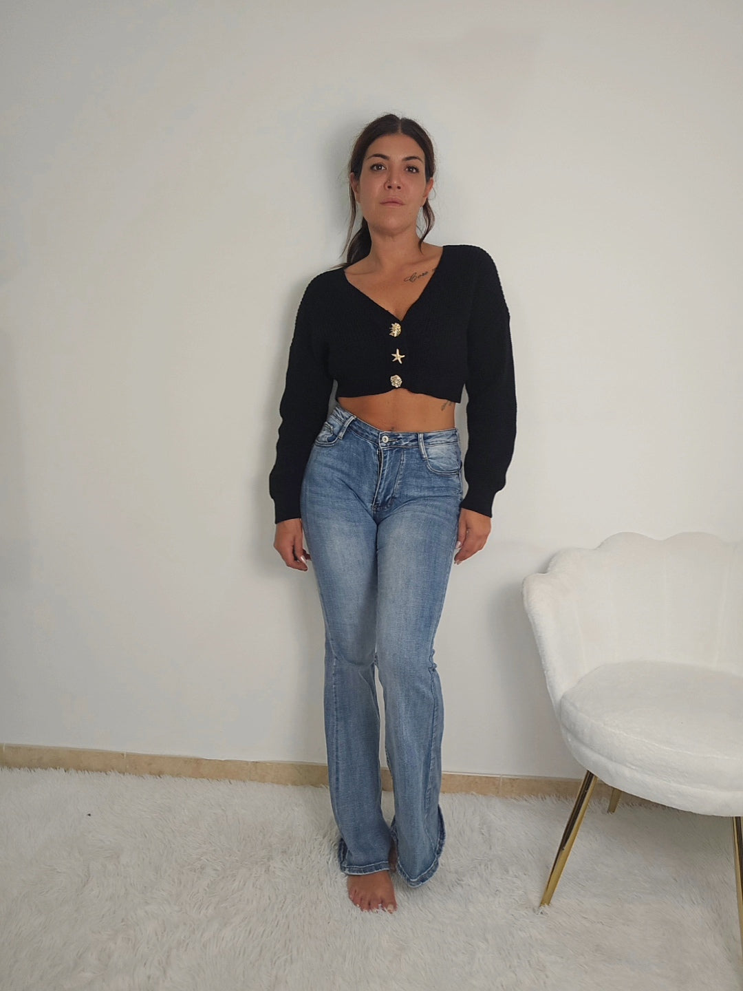 Cardigan corto