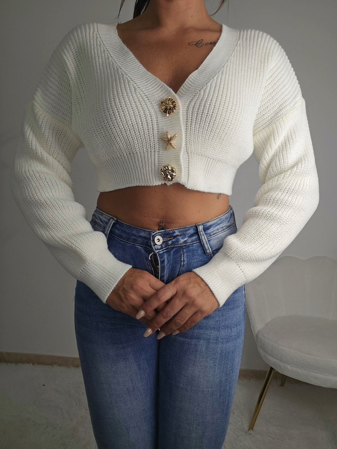 Cardigan corto
