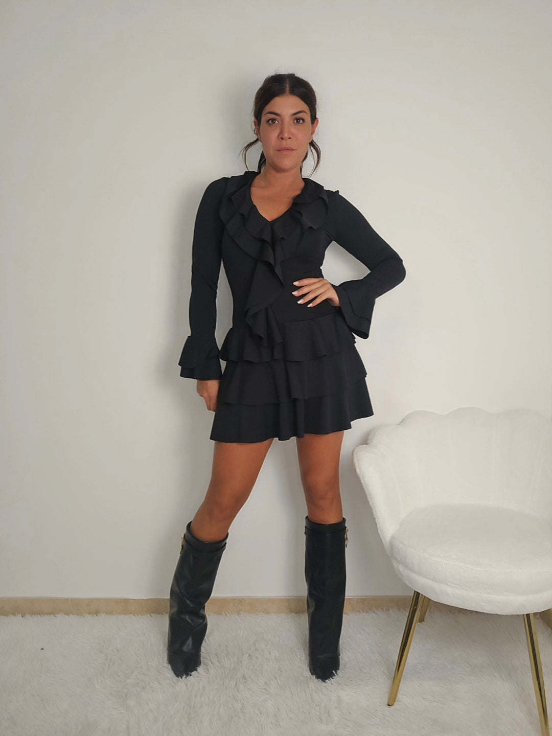 Vestitino balze Charme