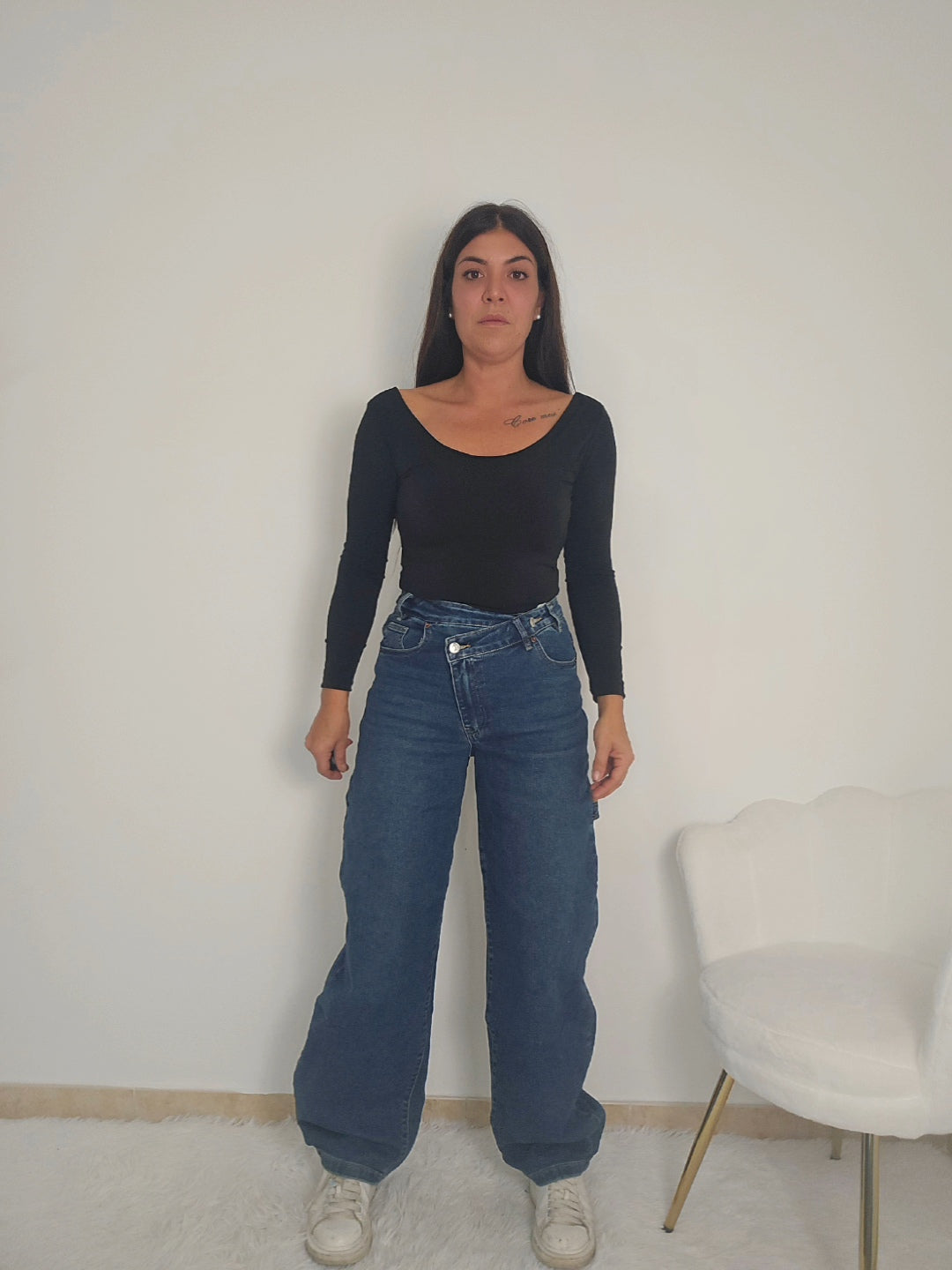 Jeans asimmetrici chic