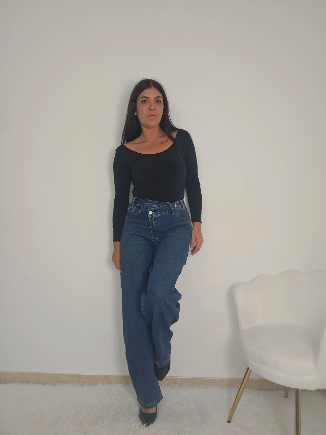 Jeans asimmetrici chic