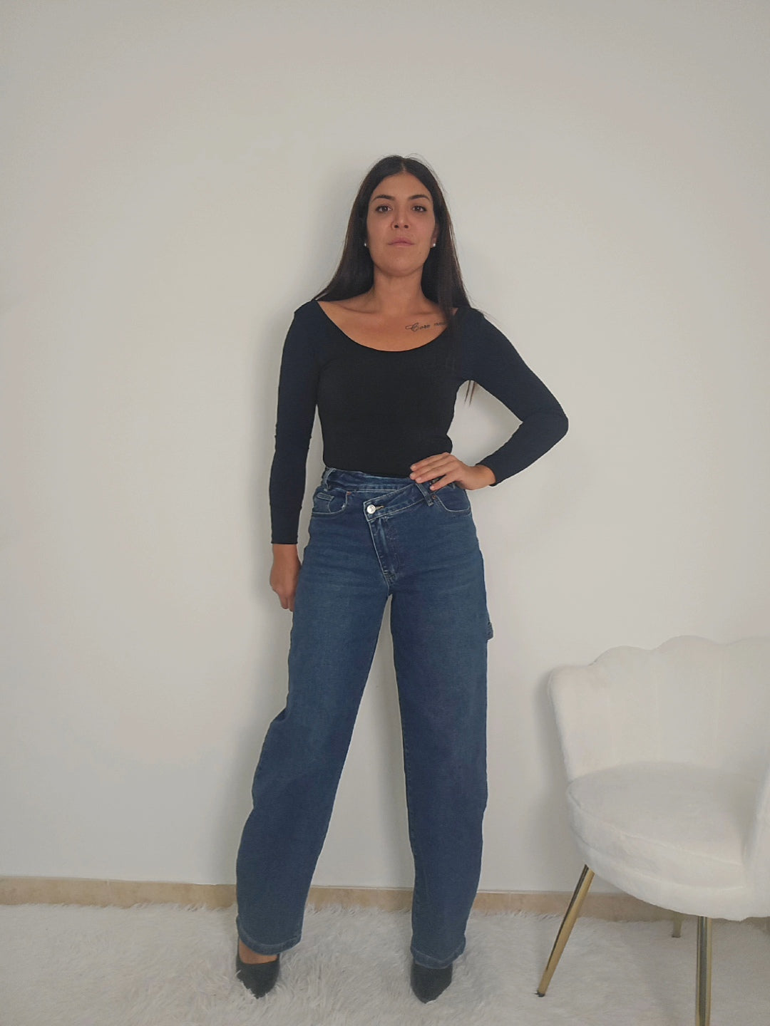 Jeans asimmetrici chic