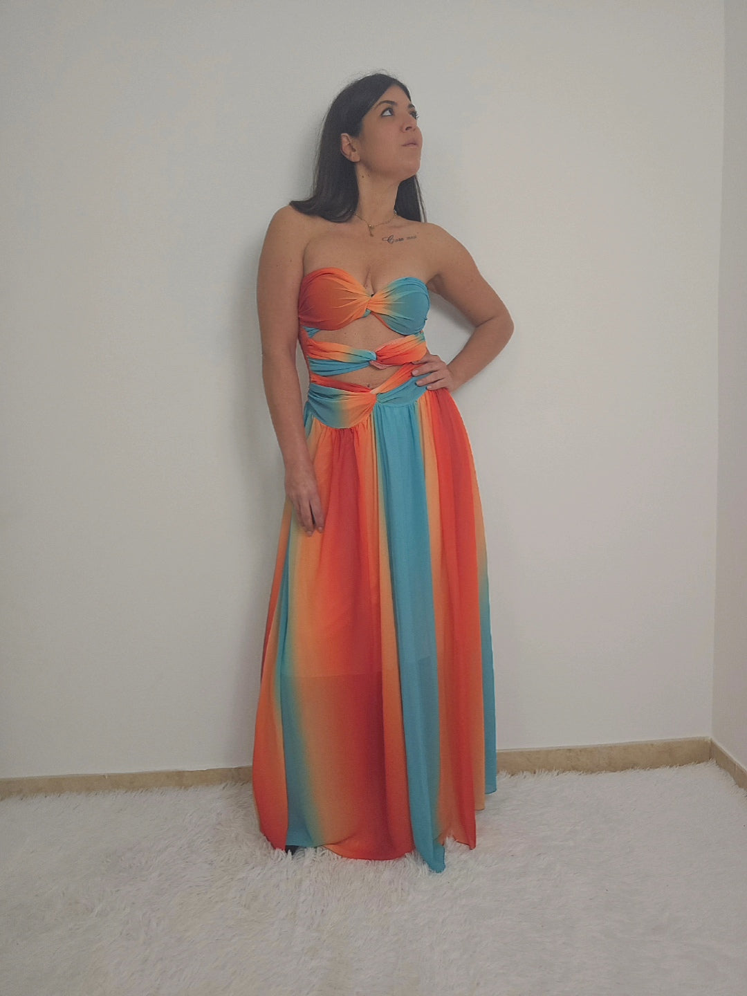 Vestito arcobaleno