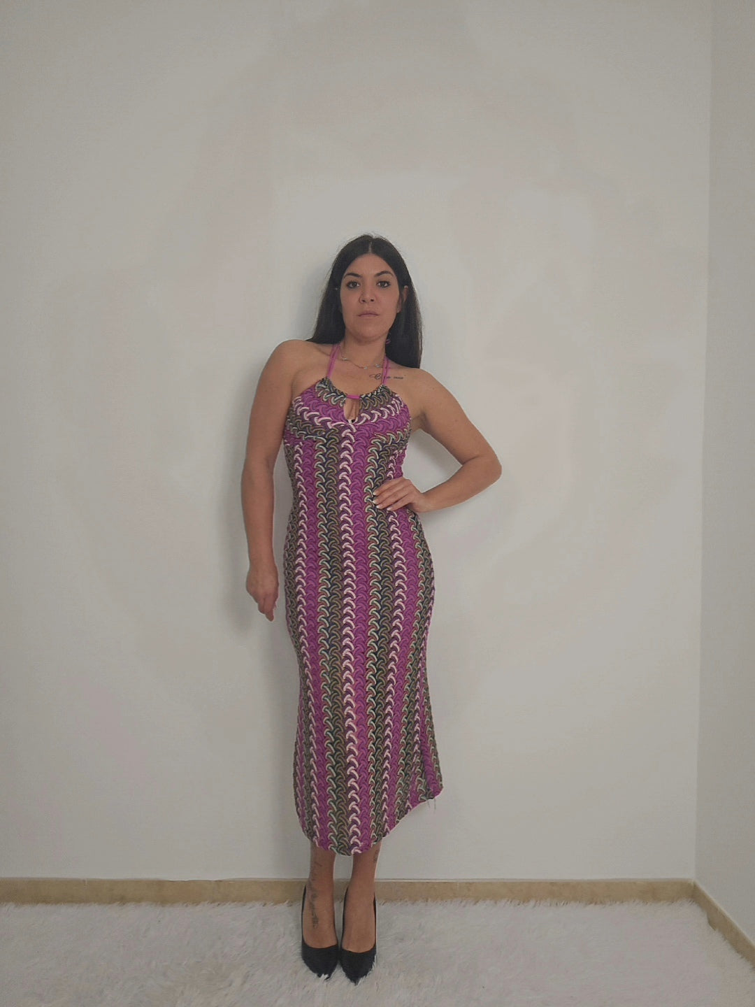 Vestito zig zag