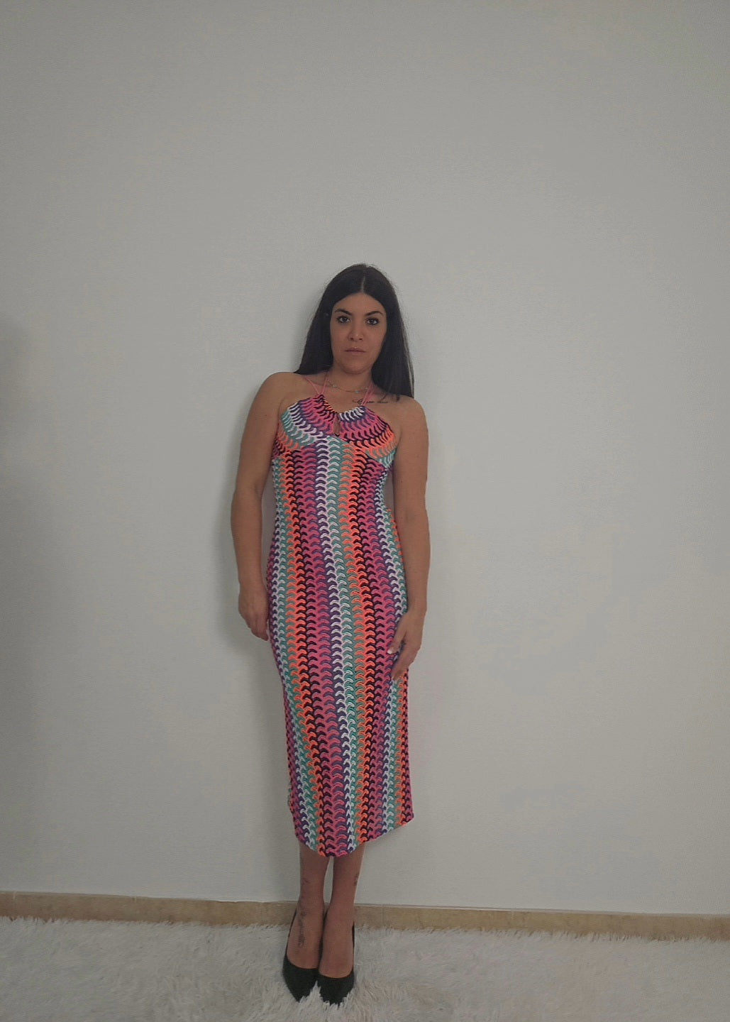 Vestito multicolor