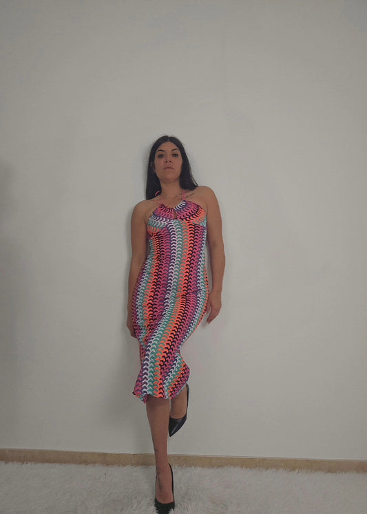 Vestito multicolor