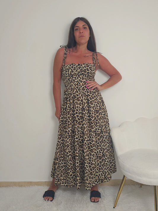 vestitino midi maculato