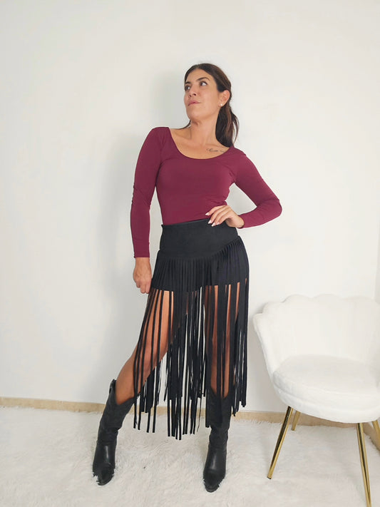 Pantaloncino frange