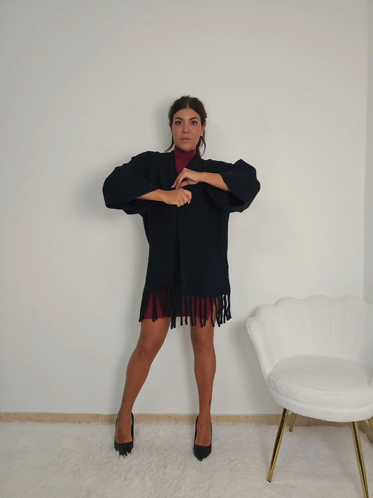 Cardigan frange