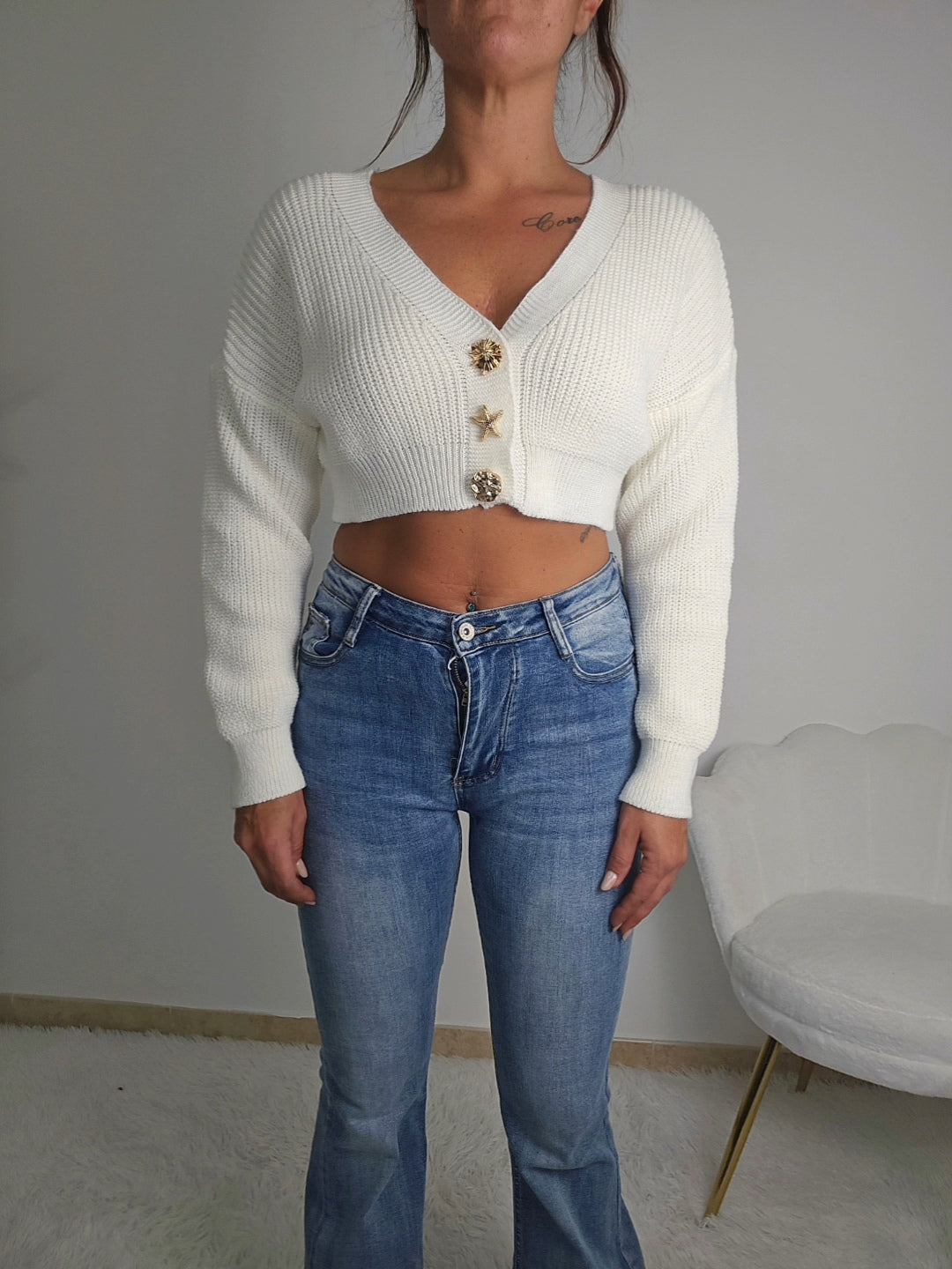 Cardigan corto