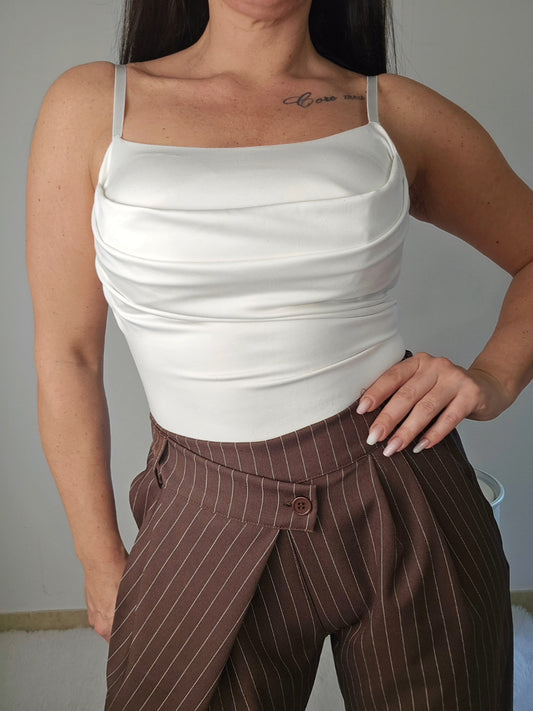 Pantalone palazzo a righe