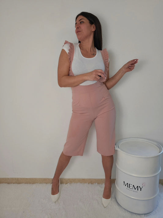 Salopette rosa
