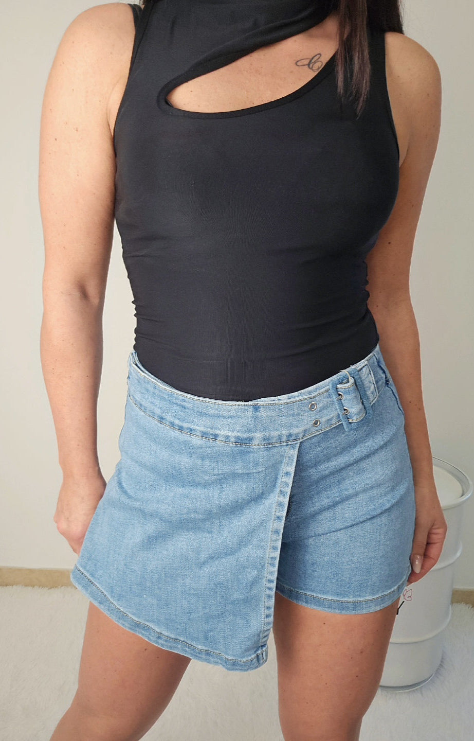 Pantaloncino gonna jeans