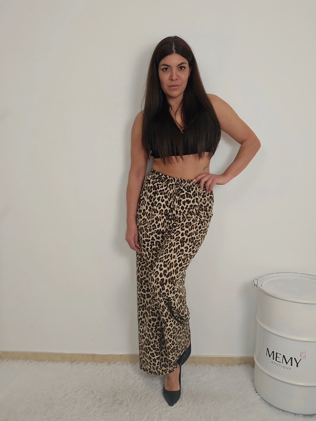Pantalone leopardato