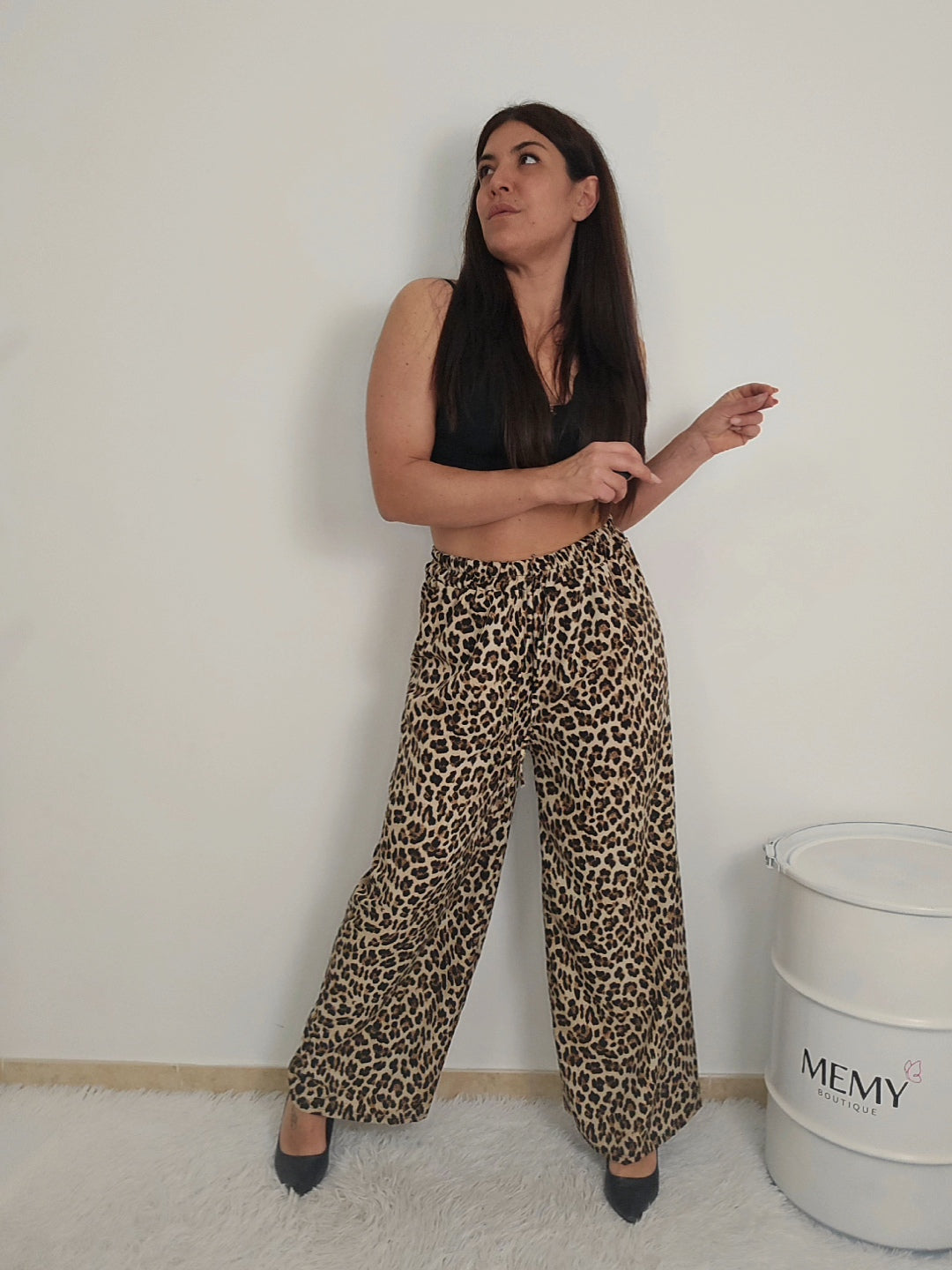 Pantalone leopardato