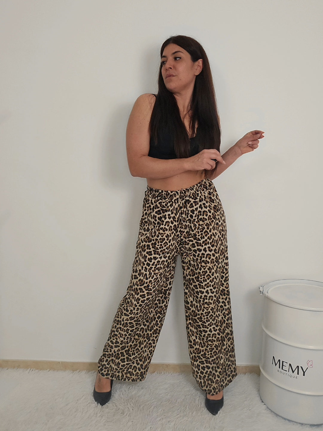 Pantalone leopardato