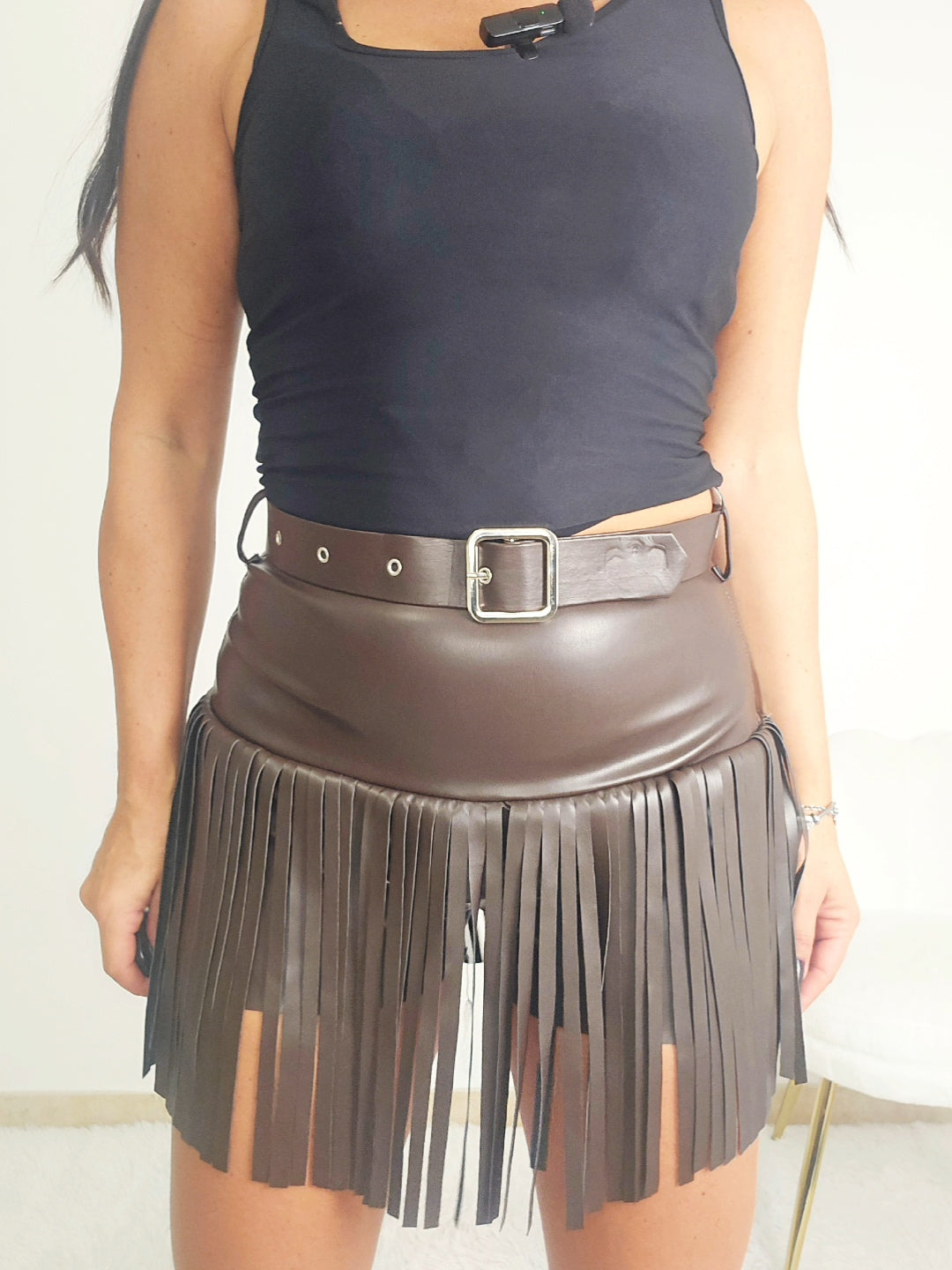 pantaloncino frange