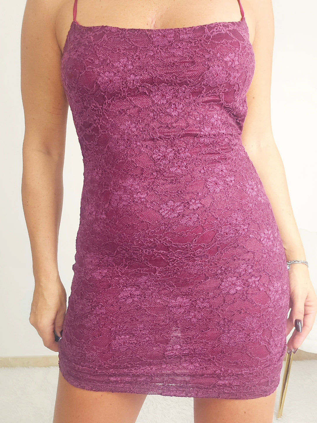 tubino mini in pizzo