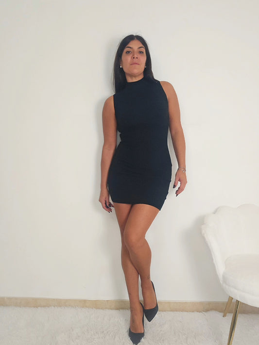 abito mini a costine