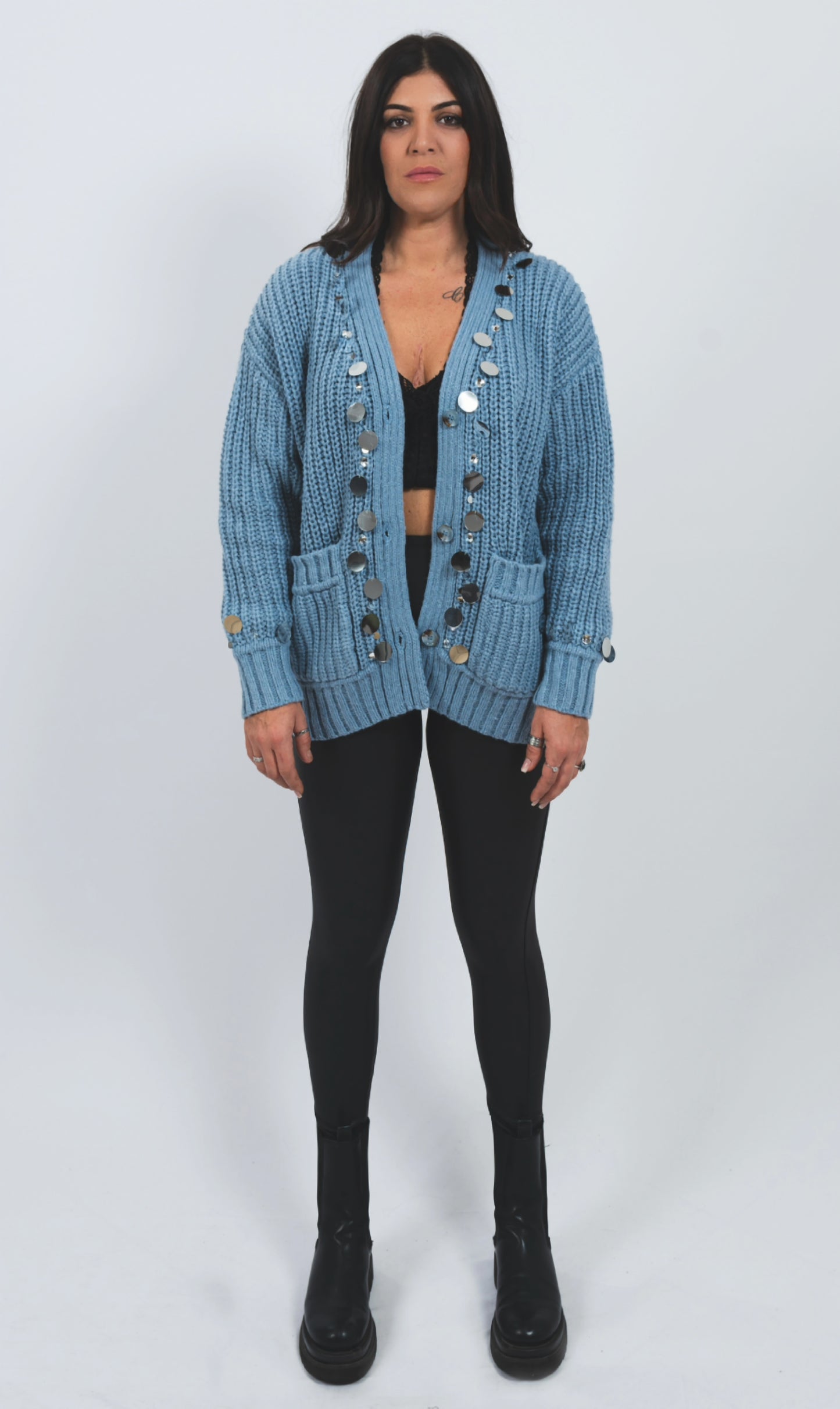 cardigan celeste